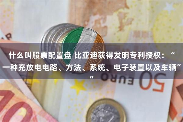 什么叫股票配置盘 比亚迪获得发明专利授权：“一种充放电电路、方法、系统、电子装置以及车辆”