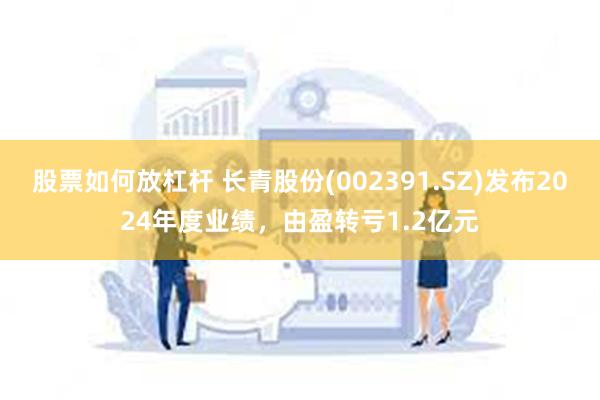 股票如何放杠杆 长青股份(002391.SZ)发布2024年度业绩，由盈转亏1.2亿元